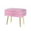 Artiss Ottoman Storage Stripe Small Pink