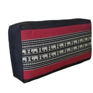 Handmade Oblong Meditation Cushion - Organic Kapok Filled Yoga Bolster
