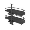 Kaboodle 2 Tier Solid Shelf Left Opening  Blind Corner Swing Pullout