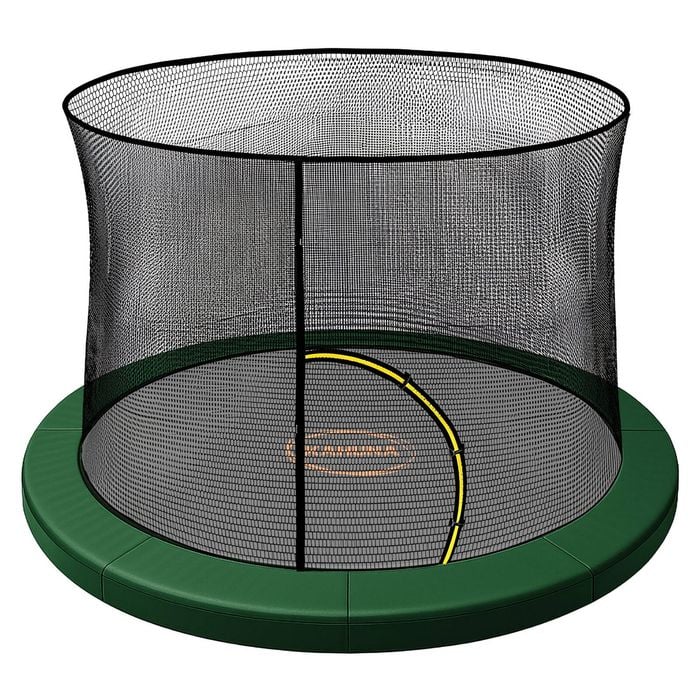 Kahuna 6ft Trampoline Pad And Net - Green