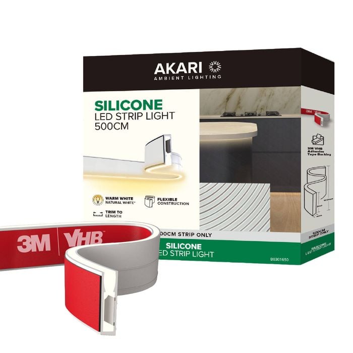 AKARI Ambient Silicone 500cm LED Strip Only