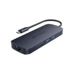 HyperDrive Next 8-Port USB-C Hub: 4K HDMI, 10Gbps USB-C/A, 140W PD, SD/microSD, Ethernet - USB Hub