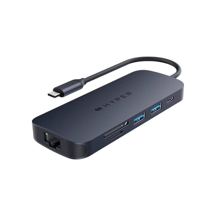 Hyperdrive Next 8-port Usb-c Hub 4k Hdmi 10gbps Usb-c A 140w Pd Sd Microsd Ethernet