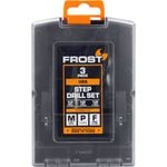 Frost 3 Piece HSS Step Drill Set