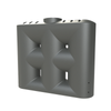 Melro Tanks 2000L Slate Grey Slimline 2030 Poly Water Tank