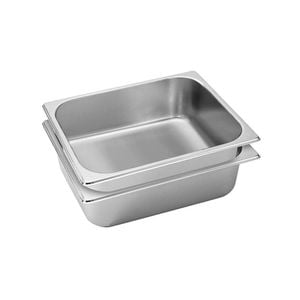 SOGA 2X 1/2 GN Pans Stainless Steel 10cm Deep