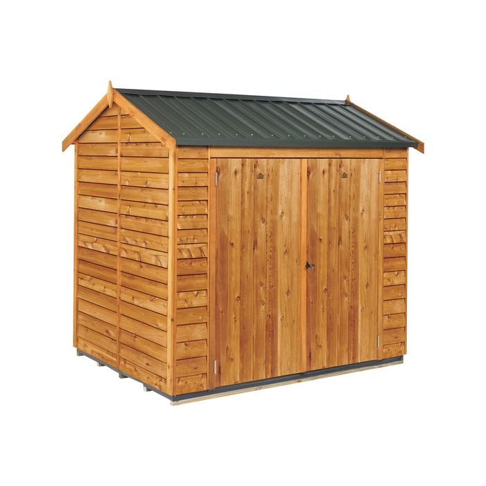 Cedar Shed 2.4 x 1.89m Astor Steel Roof Shed
