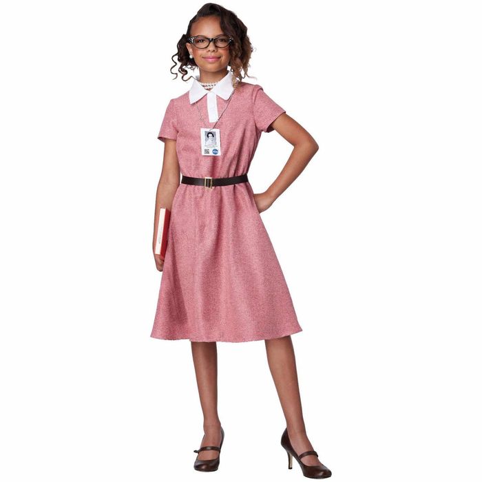 Aerospace Mathematician Johnson Famous Space Scientist Child Girls Costume XL