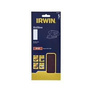 IRWIN 92 x 230mm 80G 1/3 Unpunched Seets - 5 Pack