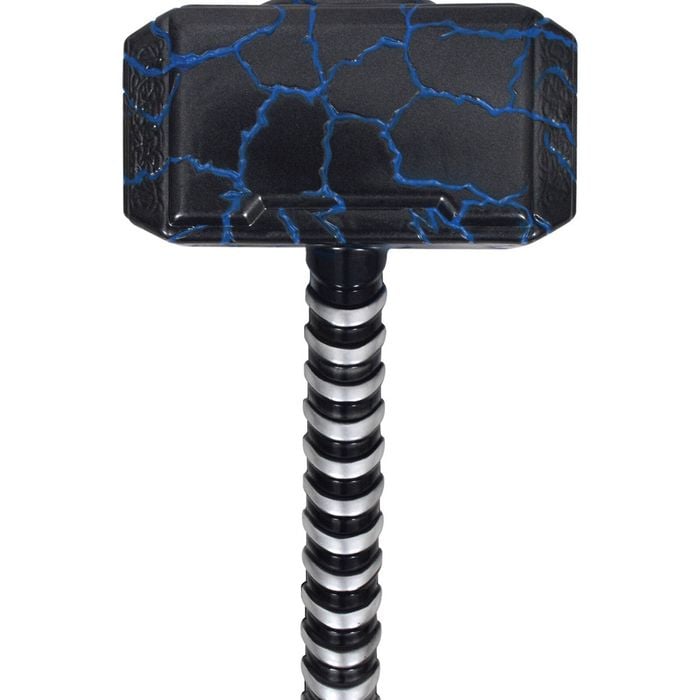 Thor Love and Thunder Hammer for Adults, Marvel Mjolnir Costume Prop - Silver, One-Size