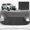 6D Diamond Car Boot Mat for Mercedes-Benz GLS-Class (X166)2012-2019-(3rd Row seats up/7 seater)-Cargo Mat-Black-Outback GT