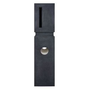 Northcote Pottery Vermont Charcoal Elite Pillar Letterbox