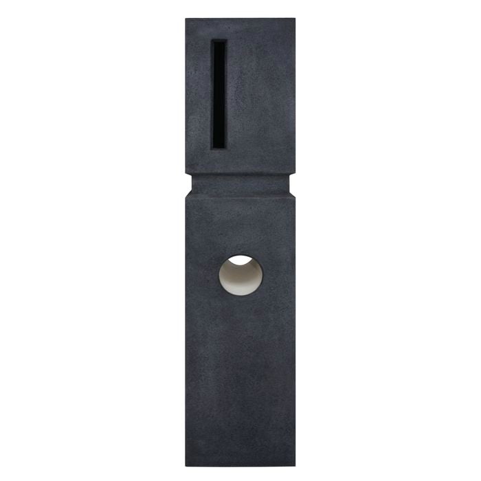Northcote Pottery Vermont Charcoal Elite Pillar Letterbox
