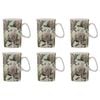 6PK Ashdene Trudy's Garden Waratah Kitchen New Bone China Drinking Mug 320ml