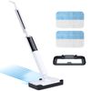 YOPOWER 1200W Steam Mop Hard Floor Cleaner for Multi-surfaces Carpet White
