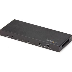 StarTech 4-Port HDMI Splitter – 4K 60Hz, HDR, HDMI 2.0, 1x4 Output, Model ST124HD218