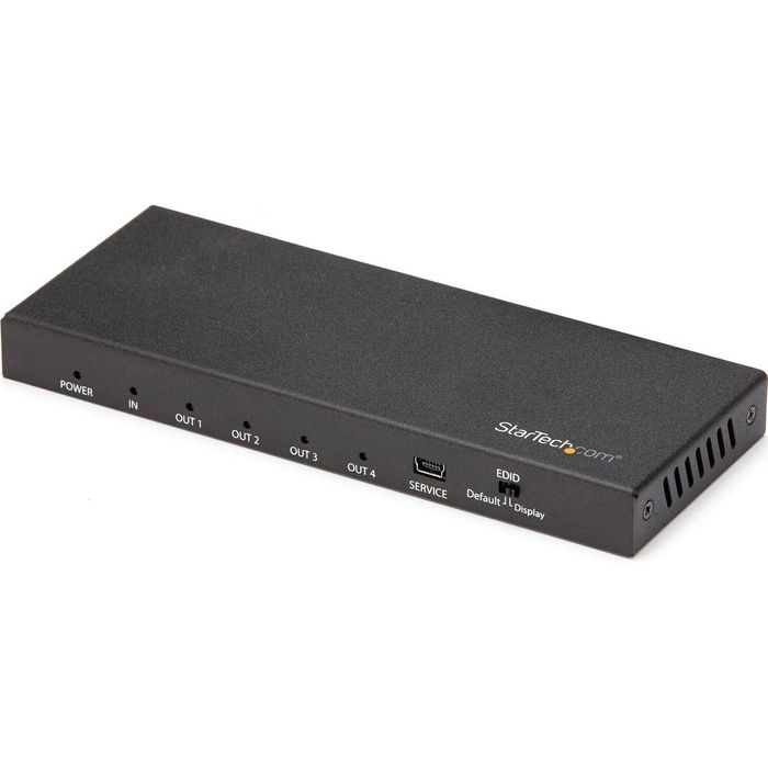 StarTech 4-Port HDMI Splitter – 4K 60Hz, HDR, HDMI 2.0, 1x4 Output, Model ST124HD218