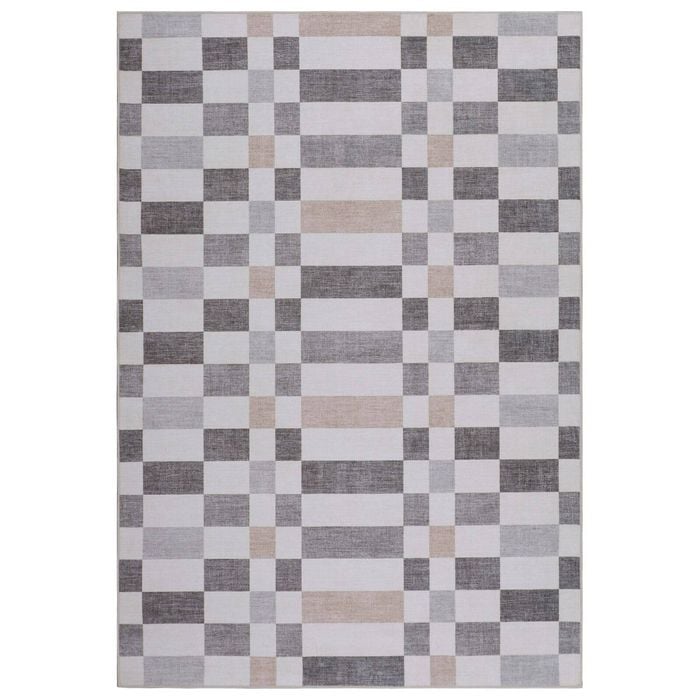 MaxFind 140 x 200cm Washable Squares Rug