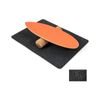 Costway 3-in-1 Balance Board Kit Wooden Balance Board Trainer Wobble Board - Orange