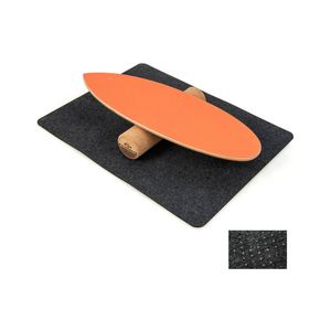 Costway 3-in-1 Balance Board Kit Wooden Balance Board Trainer Wobble Board - Orange