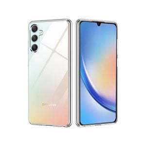 MEZON Samsung Galaxy A34 5G Ultra Slim Clear TPU Gel Back Case