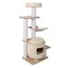 Costway 151cm Cat Tree Scratching Post Kitty Condo House White