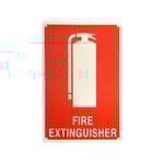 Brutus 300 x 225mm Fire Extinguisher Plastic Sign