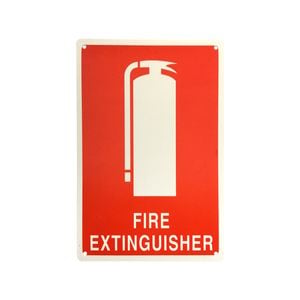 Brutus 300 x 225mm Fire Extinguisher Plastic Sign