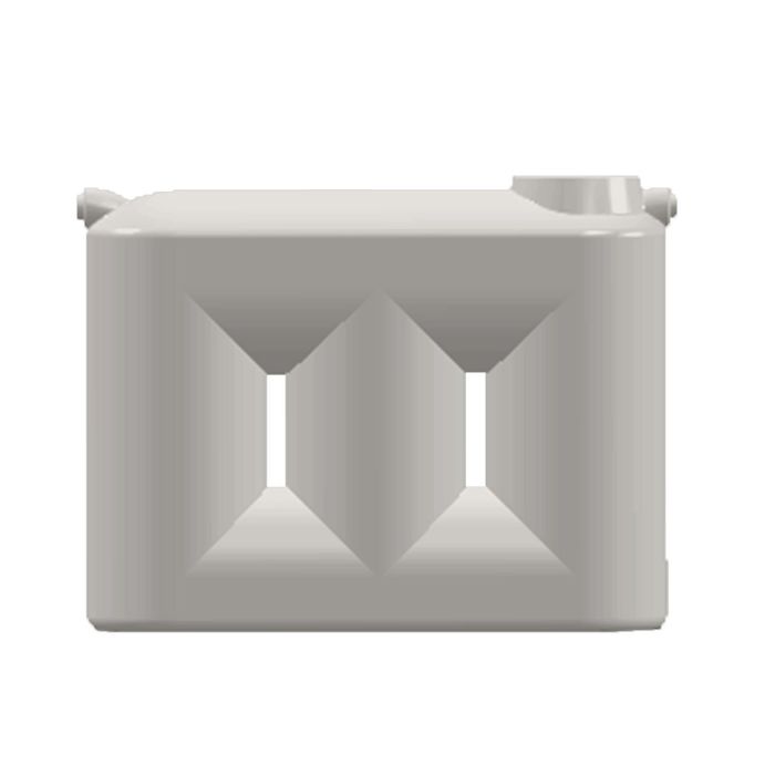 Clark 2000L Poly Slim Water Tank - Gull Grey