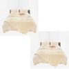 SOGA 2X 200cm Creamy White Fur Throw Blanket