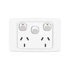 Deta Double Pole Double Power Point With Extra Switch