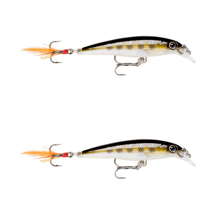 2x Rapala 6cm X Rap Jerkbait/Slashbait Hard Body Fishing Lures - Muddler
