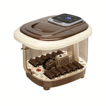 NNETM Electric Foot Spa Bath Massager with Shiatsu Rollers(Brown)