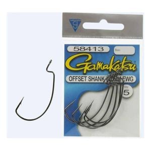 Gamakatsu Offset Worm Fishing Hook 5/0