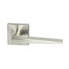 Miles Nelson Satin Nickel Lucca Square Rosette Passage Set