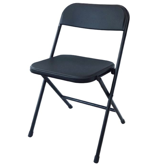 Marquee Black Folding Chair