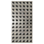 Duratac Carborundum Insert Tactile Hazard Stainless Steel Plate - 4 Pack