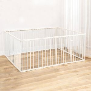 Topet Dog Playpen Enclosure 14 Panel Pet Playpen Fold Exercise Fence Puppy Cage