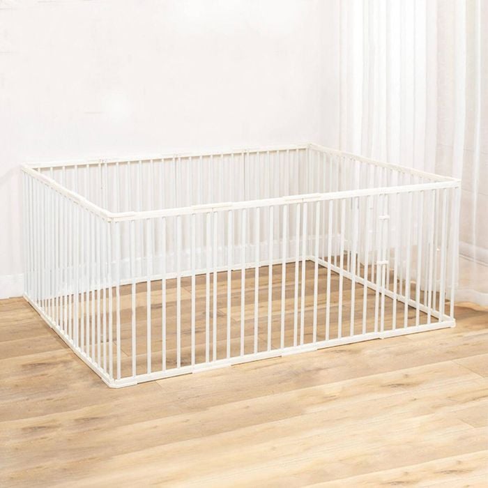 Topet Dog Playpen Enclosure 14 Panel Pet Playpen Fold Exercise Fence Puppy Cage