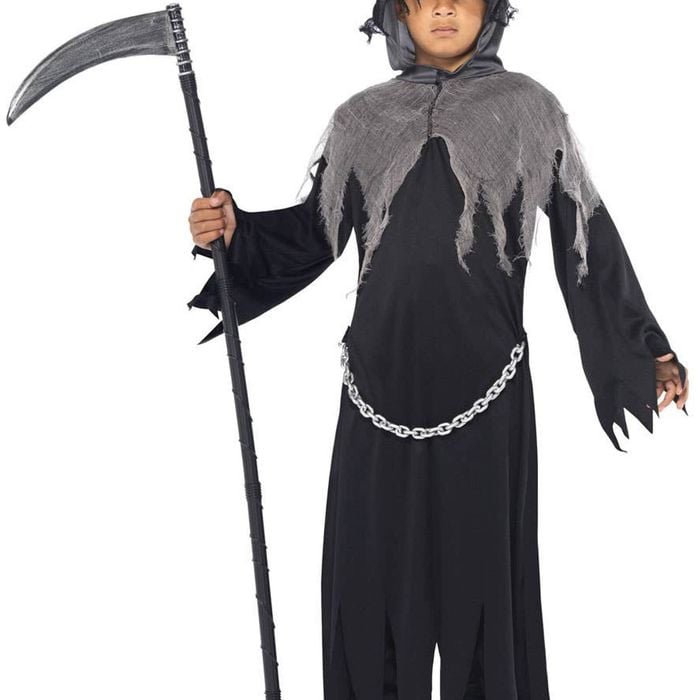 Grim Reaper Teen Boys Halloween Fancy Dress Costume - Teen