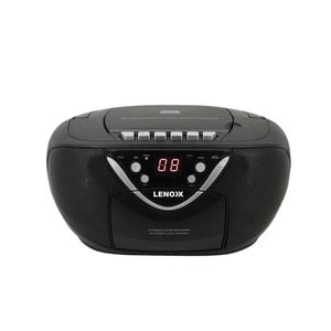 Lenoxx Portable Cd/cassette Player With Am/fm Radio Speaker