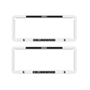 2x OFFICIAL AFL COLLINGWOOD MAGPIES Car Number Plate Frame Cover Surround