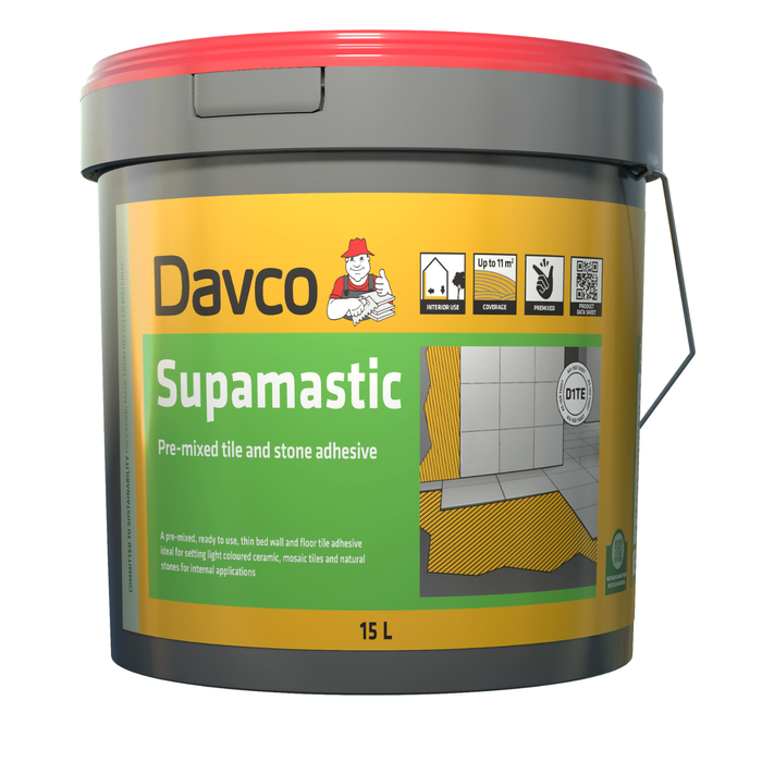 Davco 15L Supamastic Tile Adhesive