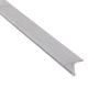 QEP 14mm x 2.5m Silver Transition Cover Trim
