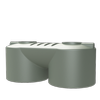 Melro Tanks 4000L Rivergum Squat Slimline 4010 Poly Water Tank