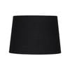 Verve Design 28cm Medium Linen Dawn Tapered Shade - Black 