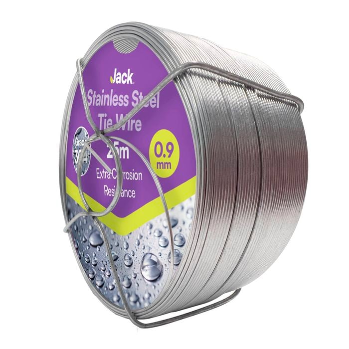 Jack 0.9mm x 25m Stainless Steel Tie Wire