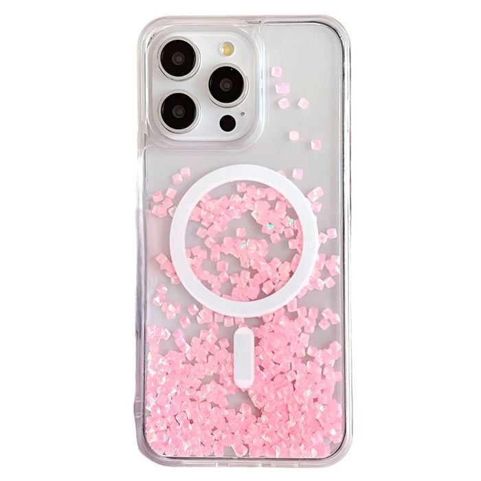Soka Floating Diamond Magsafe Case (Suits iPhone 16 Pro) - Pink