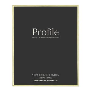 Profile - Habitat 8x10" Photo Frame - Brass
