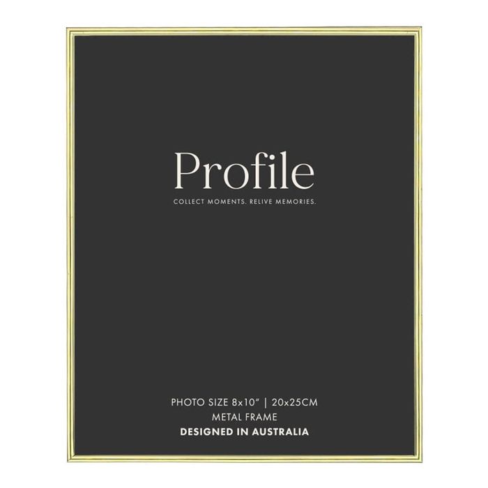 Profile - Habitat 8x10" Photo Frame - Brass